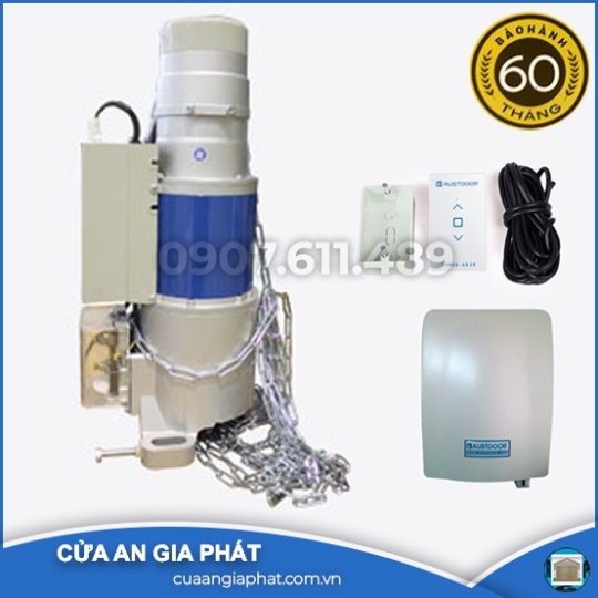 Bộ tời AH500A ( đảo chiều không dây, nút bấm âm tường AT1)